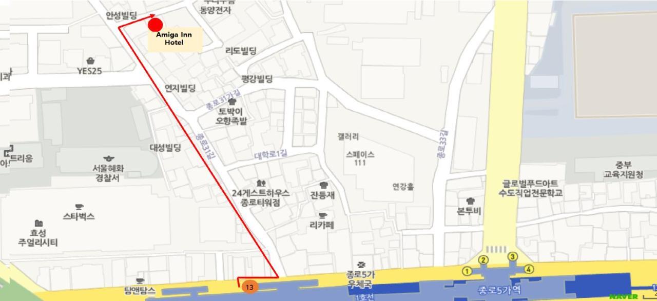Amiga Inn Seoul Hotel Kültér fotó